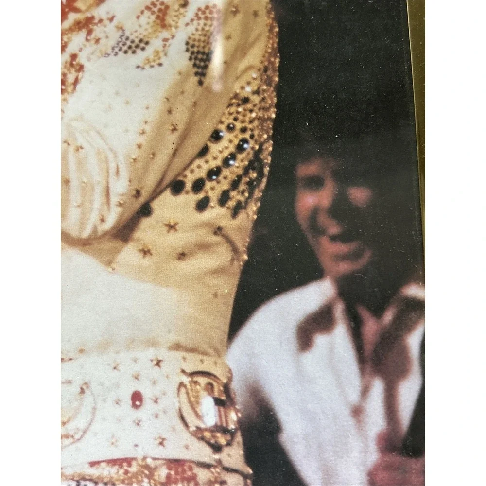 Vintage Elvis Presley Framed Portrait Collection Set Of 2 Music Memorabilia 8x10